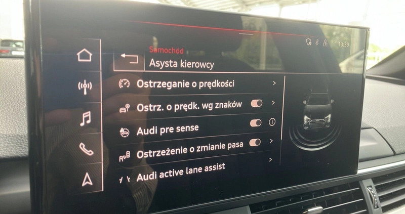 Audi A4 cena 220000 przebieg: 1, rok produkcji 2024 z Biała małe 781